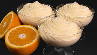 Cremiger OrangenDessert in 5 Minuten Alle suchen dieses Rezept Kein Backen kein Ofen [upl. by Bay]