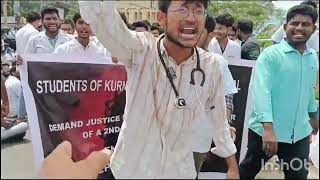 Day 2  Protest by Doctors medical students of kurnool medical College  RGKAR Kolkata [upl. by Dail]