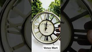 👍Handmade clock ⏰Antique metal table clock viralshort  shortvideo [upl. by Ula]