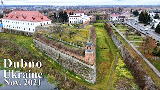 4K Birds view of Dubno Rivne Oblast in Ukraine [upl. by Cochrane]