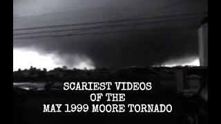 Scariest Tornado Videos of the May 1999 Moore Oklahoma F5 Tornado [upl. by Aneleh]