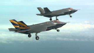 F35C Formation Flight [upl. by Eem]