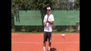 How To Play Tennis  Tennis Serve Tip Bounce the ball with a continental grip [upl. by Lizzy]