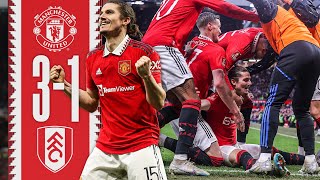 WHAT A GAME 🔥  Man Utd 31 Fulham  Highlights [upl. by Akeit]