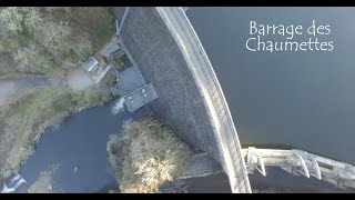 FCP Drone 4K  Retenue deau et barrage des Chaumettes la Diège [upl. by Aleel]