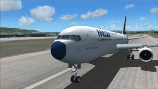 Departing from Geneva  767 FSX [upl. by Mavra]