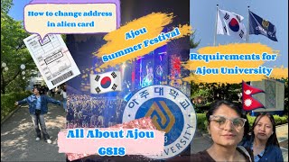 Ajou Summer Festival🇰🇷 Information about Ajou University🤗 ajougsis promotingajougsis MissRai🌸 [upl. by Ratha]