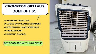 Crompton Optimus Comfort 65 review after using 30 days  lowest noise and best cooling vslogs [upl. by Aylad937]