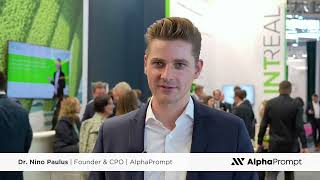 EXPOREALVideointerview mit Dr Nino Paulus AlphaPrompt [upl. by Aivle607]