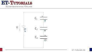 Warum fließt ein Elektronen durch einen Kondensatormp4 [upl. by Ynohta]
