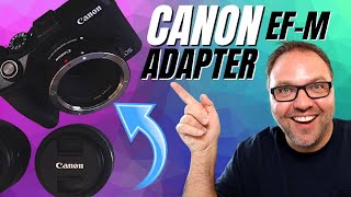 Canon EFM Lens Adapter for Canon EF  EF S Lenses Overview [upl. by Euridice]