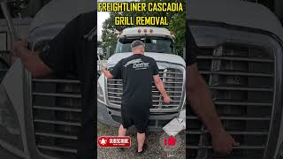 FREIGHTLINER GRILL REMOVAL [upl. by Enilav]