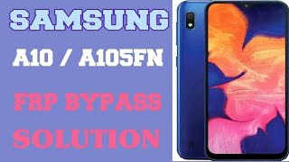 Samsung A10  A10s Frp Bypass  A105Fn Google Account Unlock 2023 by Muslim Odin  تخطي حساب جميل [upl. by Millian]