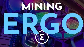 ERGO mining with NBminer  How To Mine ERGO [upl. by Llenrad22]