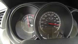 Nissan TIIDA Acceleration 0200 Kmh [upl. by Atinal]