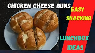 The Cheesiest Pizza Buns  Easy Chicken Cheese Buns recipe  Easy Snacks for lunchbox [upl. by Godrich]