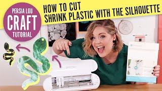 How to Cut Shrink Plastic Shrinky Dinks with Your Silhouette Cameo or Portrait [upl. by Uriel224]