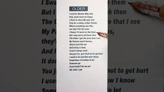 Older lyrics part 2 song by Sasha Alex Sloan older lyricsvideo Sasha shortfeed [upl. by Indnahc145]