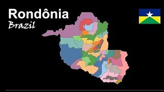 Rondônia Brazil All the 52 Municipalities  Rondônia Brasil Todos os 52 Municípios [upl. by Aciras]