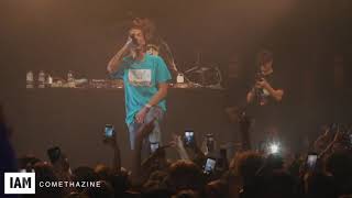 Comethazine goes crazy live at first London show  I AM NEXT x Comethazine 140419 [upl. by Nobie]