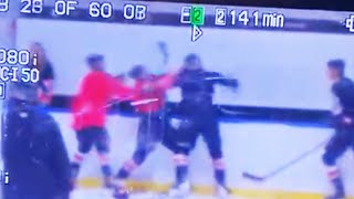 Rasmus Dahlin Peyton Krebs Fight at Practice This Morning  Buffalo Sabres 2024 NHL Highlights [upl. by Atinuj614]