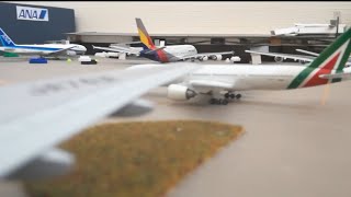 【Model Airport Take off 】1400 1500 ANA Boeing777 [upl. by Beedon]