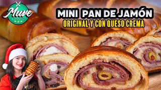 MINI PAN DE JAMÓN NAVIDEÑO VENEZOLANO 🎄 LA MEJOR RECETA  Muve Flavors [upl. by Pentheas248]