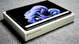 Microsoft Surface Pro 9 Unboxing ASMR [upl. by Jarv]