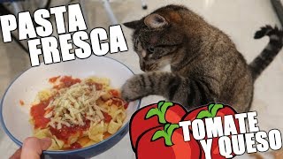 HAGO PASTA FRESCA CON TOMATE Y QUESO [upl. by Arriaet]