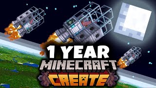 We Survived 1 YEAR in the CREATE MOD FULL MOVIE [upl. by Htennaj627]