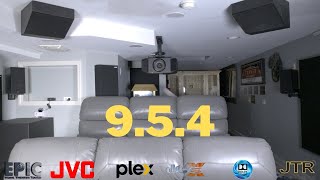 Epic Home Theater Tours 954 JTR DIY Basement HOME THEATER Slams [upl. by Stovall507]