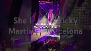 She Bangs Ricky Martin Live 2024 Concert in Barcelona shorts rickymartin shebangs [upl. by Nawram]