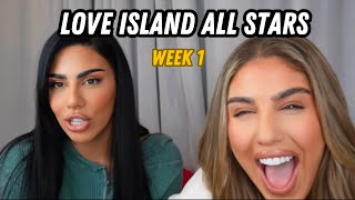 LOVE ISLAND ALL STARS REVIEW WEEK 1 [upl. by Amuh]