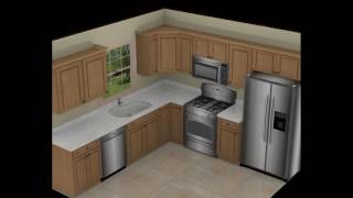 10x10 l shaped kitchen designs [upl. by Aniahs]