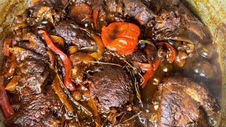 HOW TO MAKE THE BEST JAMAICAN BROWN STEW CHICKEN RECIPE [upl. by Yarled]