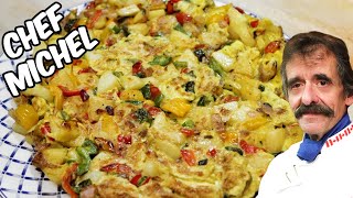 Omelette espagnole  Déjeuner parfait pour les étudiants [upl. by Vin]