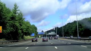 Joining the M25 from the M23 England [upl. by Eenej]