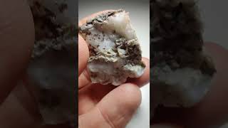 Scheelite Powellite on Quartz Arizona [upl. by Grindlay942]