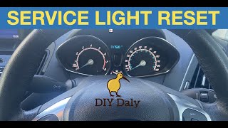 Ford B Max Service light reset procedure [upl. by Horn]