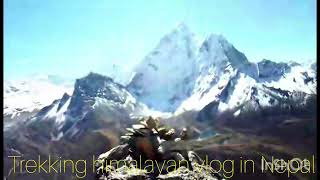 trekking Lukla to gokyo Himalayan vlog in Nepal himaya nepalvlog samir rai tv [upl. by Yelsehc]