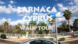 Cyprus Larnaca walk tour 🇨🇾 [upl. by Jeniffer]