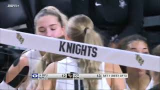 BYU vs UCF  Women Volleyball Nov 142024 [upl. by Snapp599]