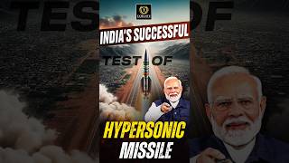 First Hypersonic Missile of India india shorts hypersonic missile [upl. by Kohn]