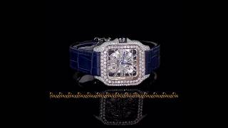 VVS Moissanite luxury fully automatic diamond dual tone watch [upl. by Malchy]