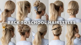 10 CUTE BACK TO SCHOOL HAIRSTYLES 2024 ❤️ [upl. by Selwyn]