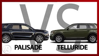 Kia Telluride vs Hyundai Palisade SUV SIBLING RIVALRY at its best [upl. by Nosirrag497]