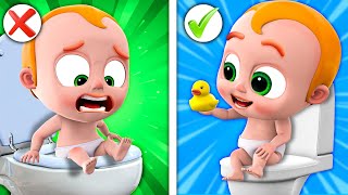 Baby Potty Training Song 🧻💩  Helpful Habits for Baby 🥇  NEW✨ Nursery Rhymes for Kids [upl. by Kcirdorb]