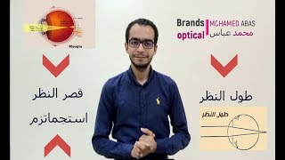 الفرق بين قصر النظر وطول النظر والاستجماتزم myopic [upl. by Adialeda]