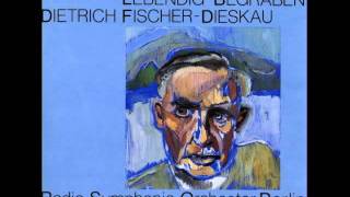 Dietrich FischerDieskau sings Othmar Schoeck  Lebendig begraben op 40 1927 [upl. by Okoyk202]