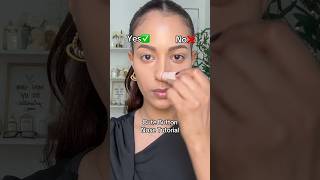 Nose contour tutorial nosecontouring nosecontour nosecontourhack howtocontour makeuotutorial [upl. by Tabitha673]